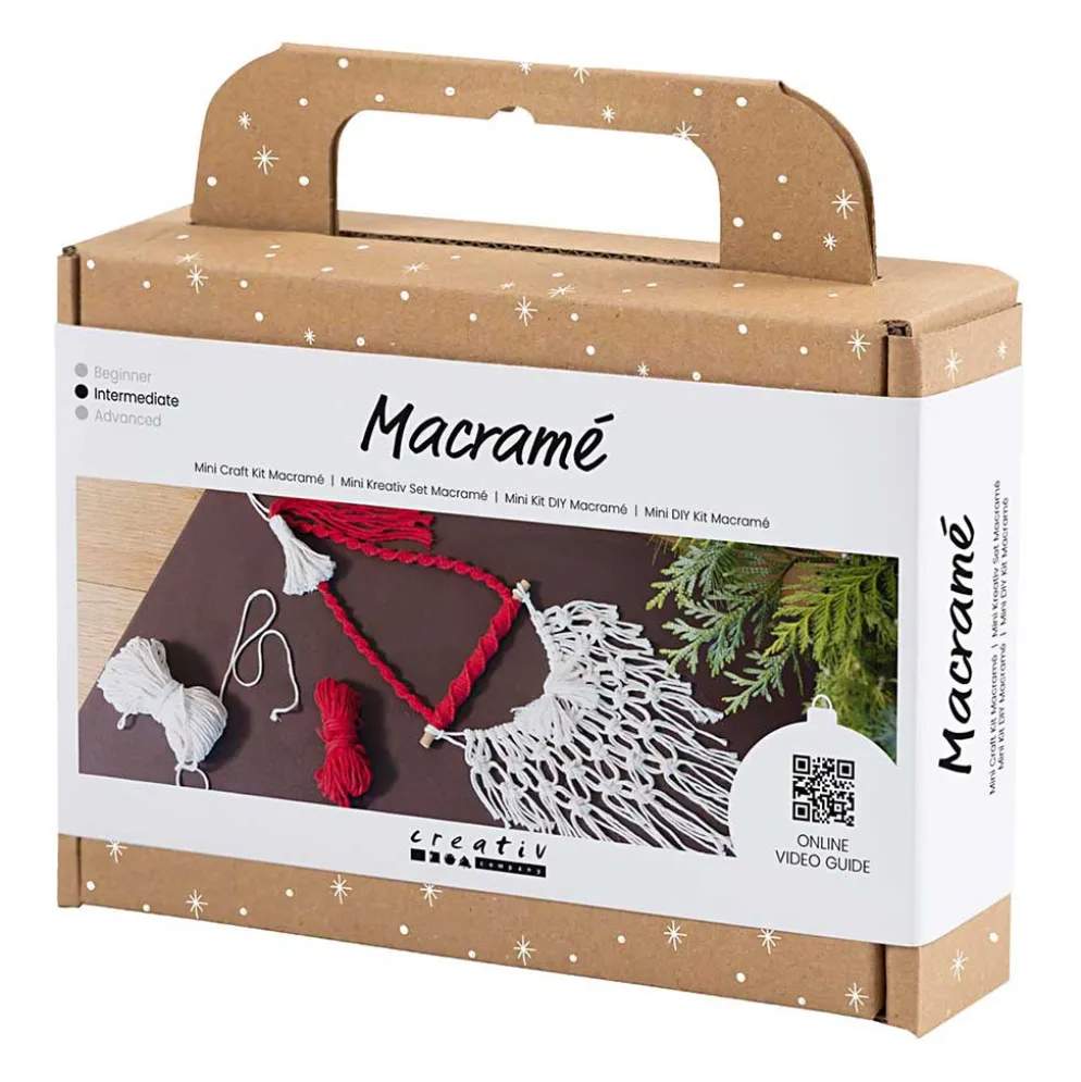 Mini DIY Kit Macramé, Julemand