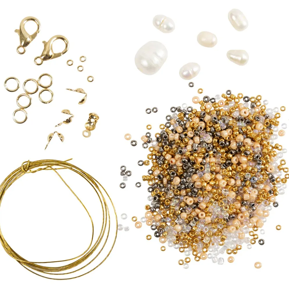 Mini DIY Kit Smykker, Armbånd og halskæde med lås
