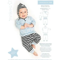 Minikrea Babysæt m/hue 0-2år