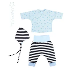 Minikrea Babysæt m/hue 0-2år