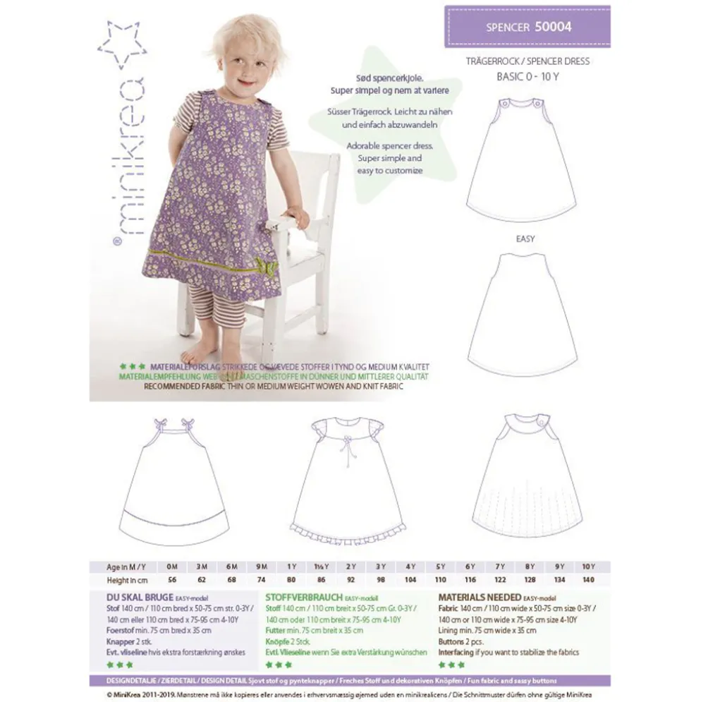 Minikrea Spencer 0-10år
