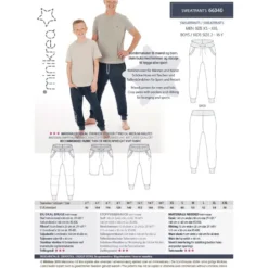 Minikrea Sweat pants 2-16år og XXL