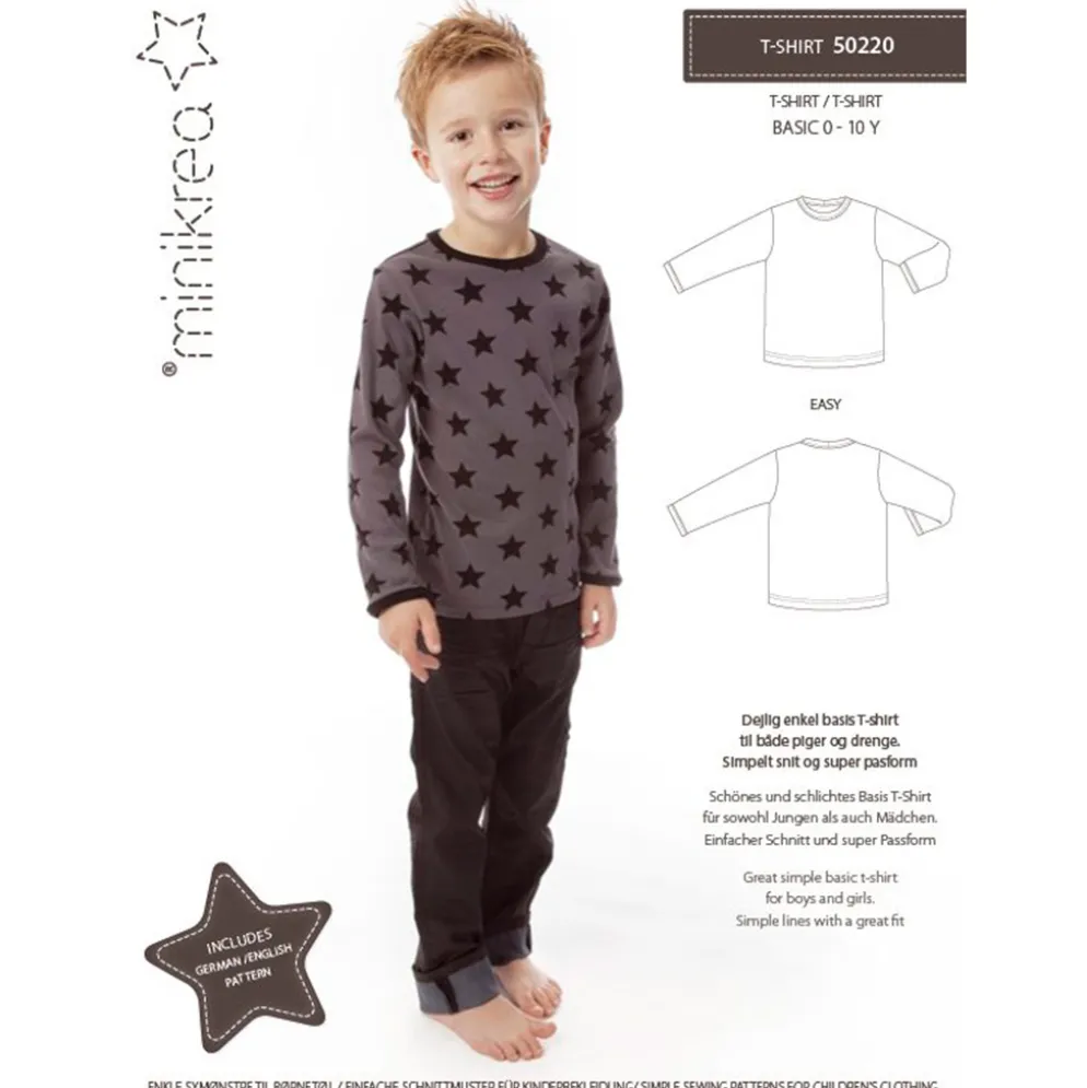 Minikrea T-shirt 0-10år