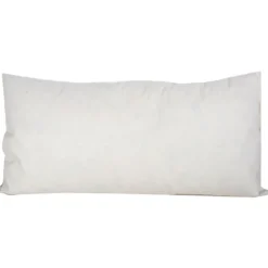 Monteringspude m/fjer og andedun str. 40×60 cm Råhvid