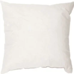Monteringspude m/fjer og andedun str. 45×45 cm Råhvid