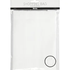 Mulepose, hvid, str. 38×42 cm, 130 g