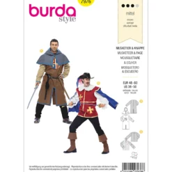 Musketer Burda 7976 str. 48-60