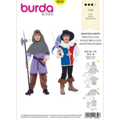 Musketer/Væbner Burda Kids 9659 str. 104-140