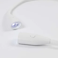Nakkelampe genopladelig Hvid