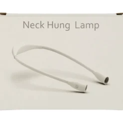 Nakkelampe genopladelig Hvid