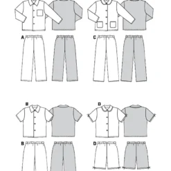 Nattøj Burda Kids 9747 str. 98-170