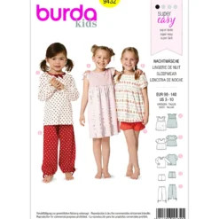 Nattøj Burdaq kids 9432 str. 98-140