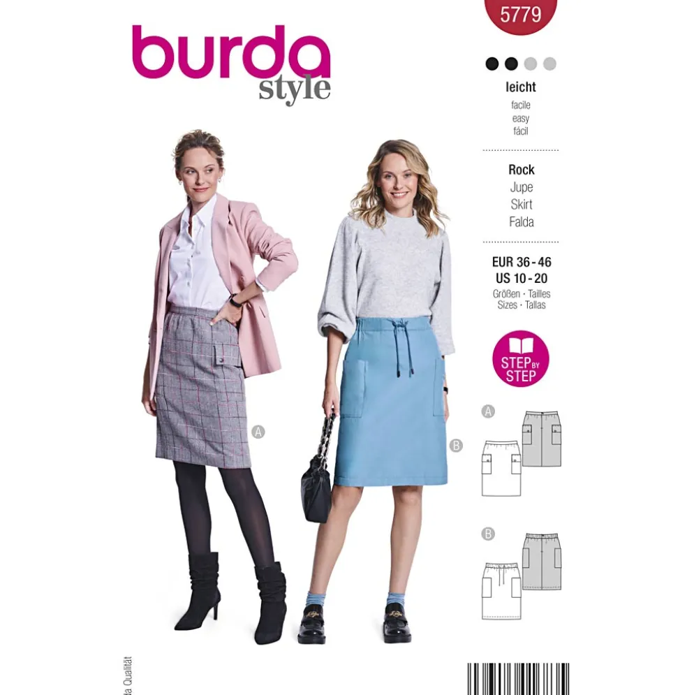 Nederdel Burda 5779 str. 34-46