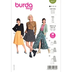 Nederdel Burda 6027 str. 34-48