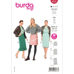 Nederdel Burda 6073 str. 34-44