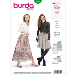 Nederdel Burda 6357 str. 36-46