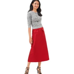 Nederdel Burda 6682 str. 36-50