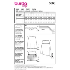 Nederdel Burda str. 34-44