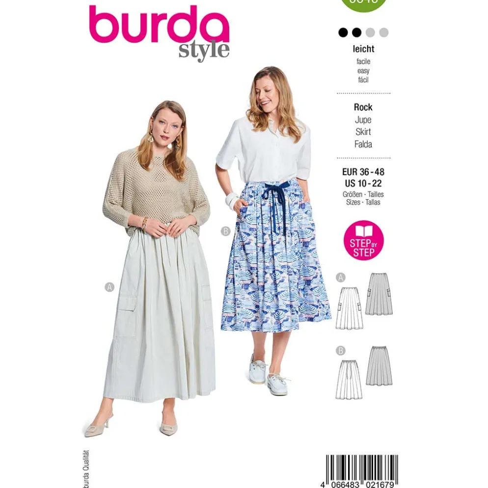 Nederdel Burda 5643 str. 36-48
