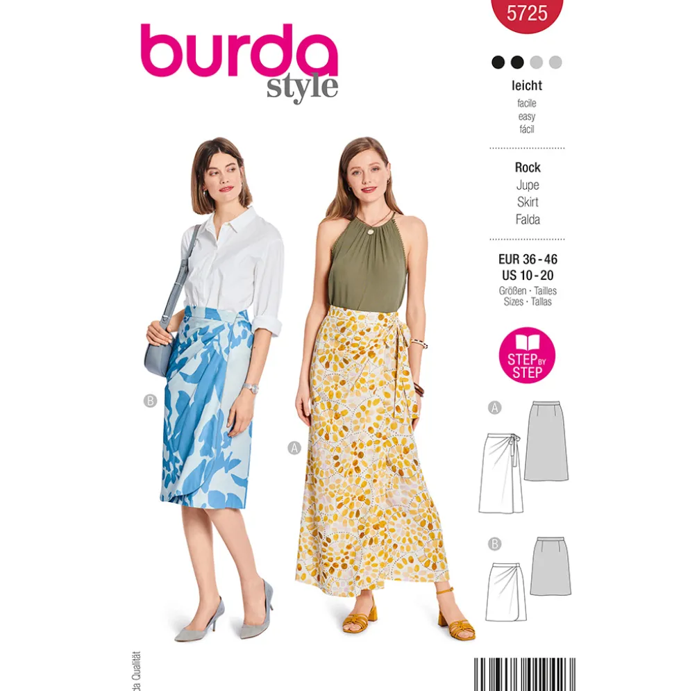 Nederdel Burda 5725 str. 36-46