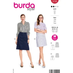 Nederdel Burda 5739 str. 36-48