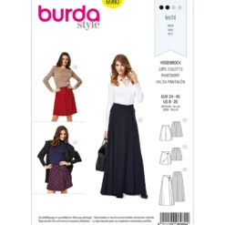 Nederdel/shorts Burda 6980 str. 34-46