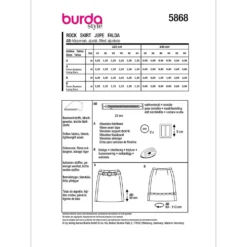 Nerdel Burda 5868 str. 34-44