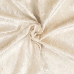 Nervøs velour Råhvid