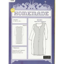 Niki kjole curved, str. S+-XL+