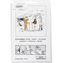 Nylon-lap M/LIM TIL OMGÅENDE REPARATION, Marineblå str. 10×20 cm,