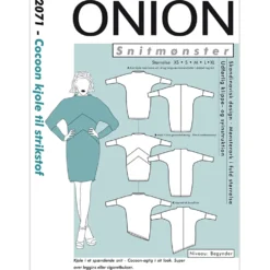 Onion Mønster, Cocoon kjole