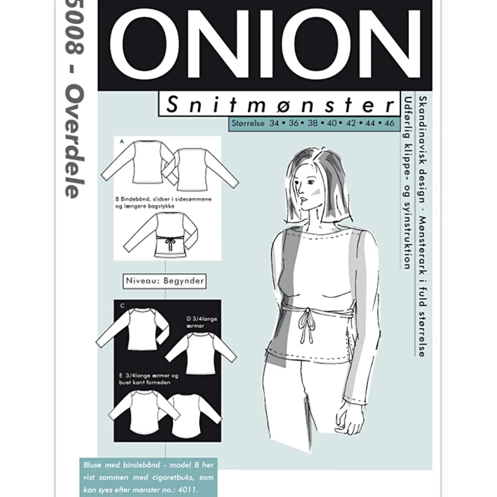 Onion Mønster, Overdele