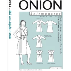 Onion Mønster, Slå om-kjole i strik