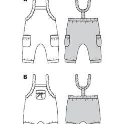 Overalls Burda Kids 9337 str. 62-92
