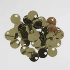 Pailletter 20mm 50stk. Guld