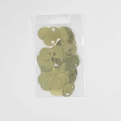 Pailletter 20mm 50stk. Guld