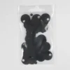 Pailletter 20mm 50stk. Sort