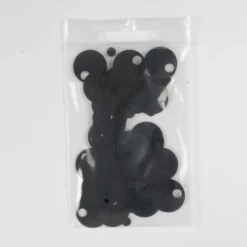 Pailletter 20mm 50stk. Sort