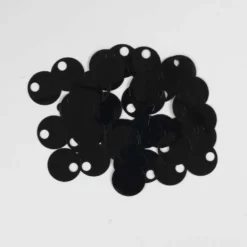 Pailletter 20mm 50stk. Sort