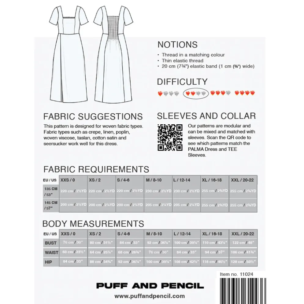 Palma Dress with Tee Sleeves