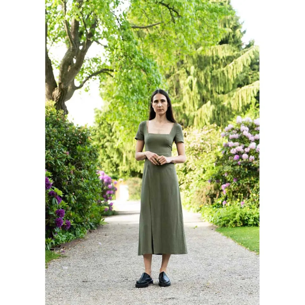 Palma Dress with Tee Sleeves