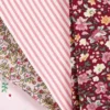 Patchworkstof 45×55 cm 4 stk. Rosa
