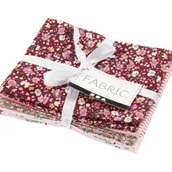 Patchworkstof 45×55 cm 4 stk. Rosa