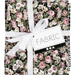 Patchworkstof 45×55 cm, 4 stk. Sort