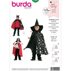 Pirat/ Djævel/Tryllekunstner Burda Kids 2494 str. 98-128