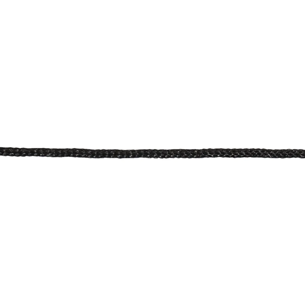 Polyester snor 1 mm, 50 m Sort