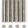 Powermagnet, 5 mm, tykkelse 2 mm, 100 stk.