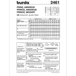Prins Burda Kids 2461 str. 116-152