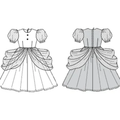 Prinsesse Burda Kids 4364 str. 104-140