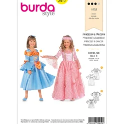 Prinsesse/danser Burda Kids 2410 str. 98-128